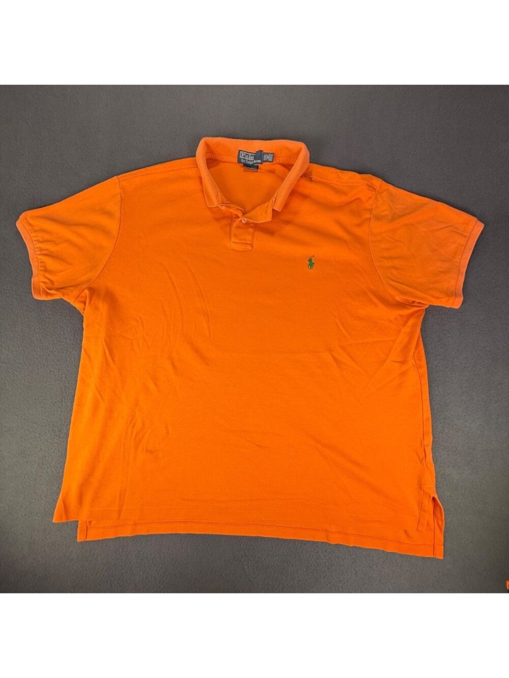 VTG Polo by Ralph Lauren Polo XX-Large Orange Long Tail Cotton EUC